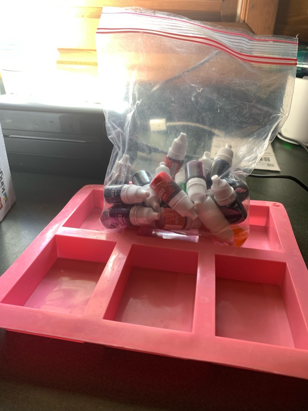 Silicone Soap Mold Tray & Soap Colorant